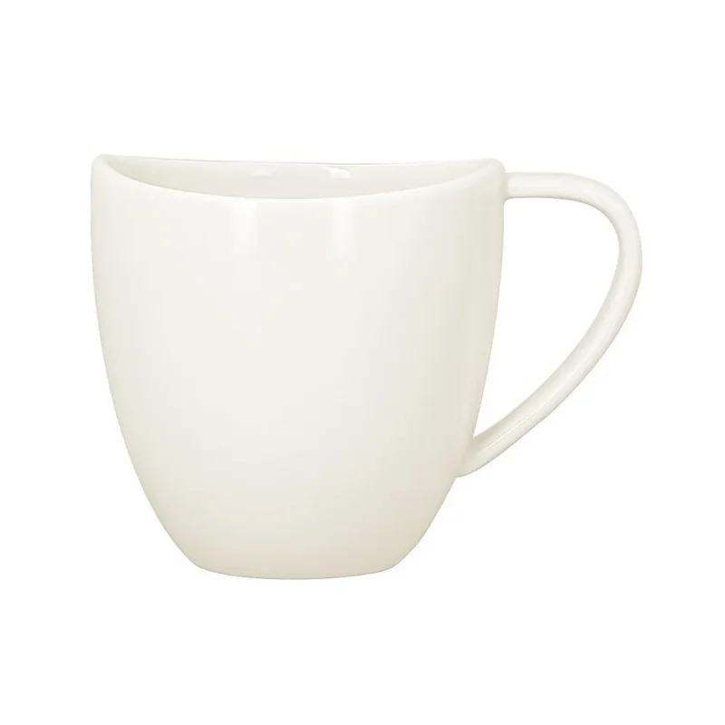 Promotion Saisonnière Tasse à thé ivoire porcelaine vitrifiée 23 cl Ø 8 cm Swirls Rak