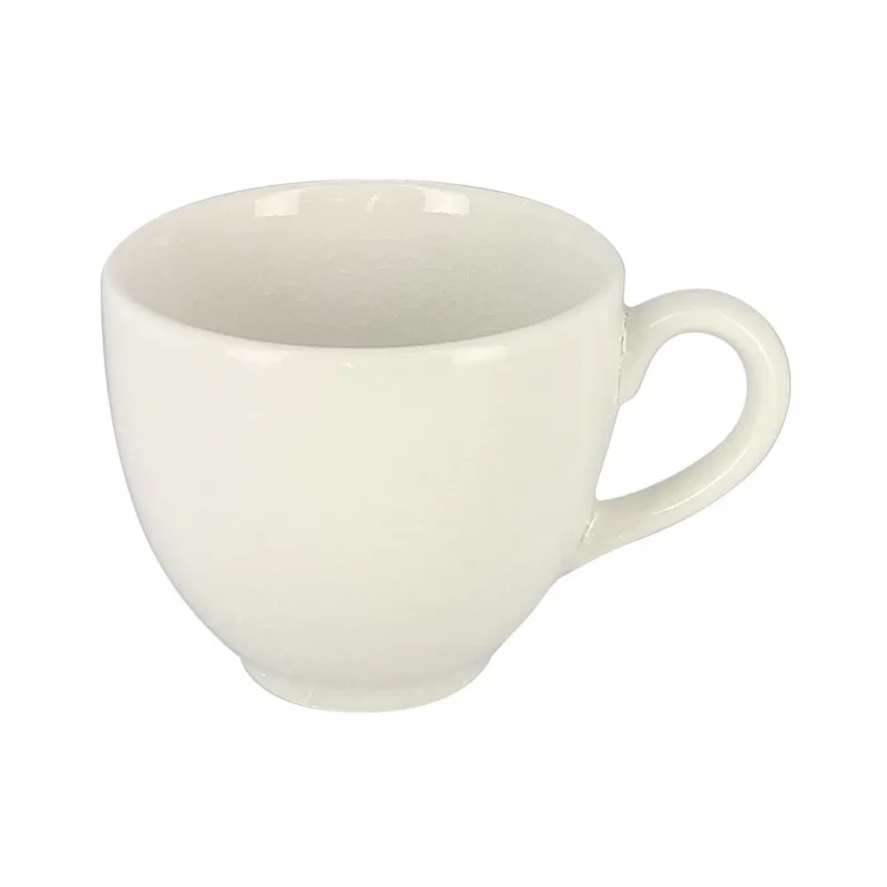 Must-Have Tasse à thé rond blanc porcelaine vitrifiée 20 cl Ø 8,4 cm Vintage Rak