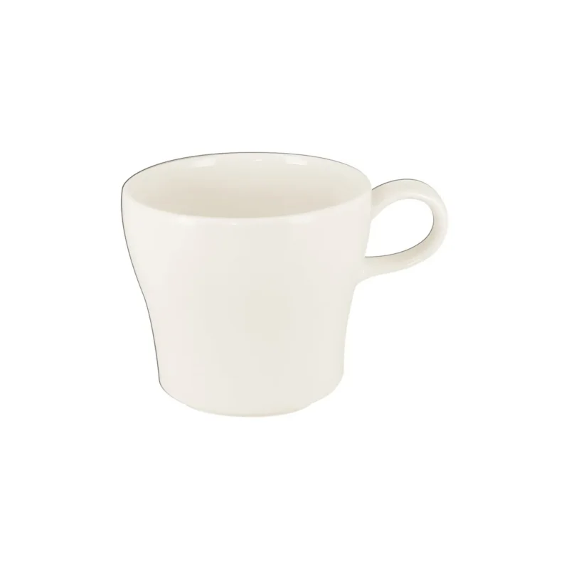 Nouvel Arrivage Tasse à thé rond ivoire porcelaine vitrifiée 20 cl Ø 8,1 cm Mazza Rak