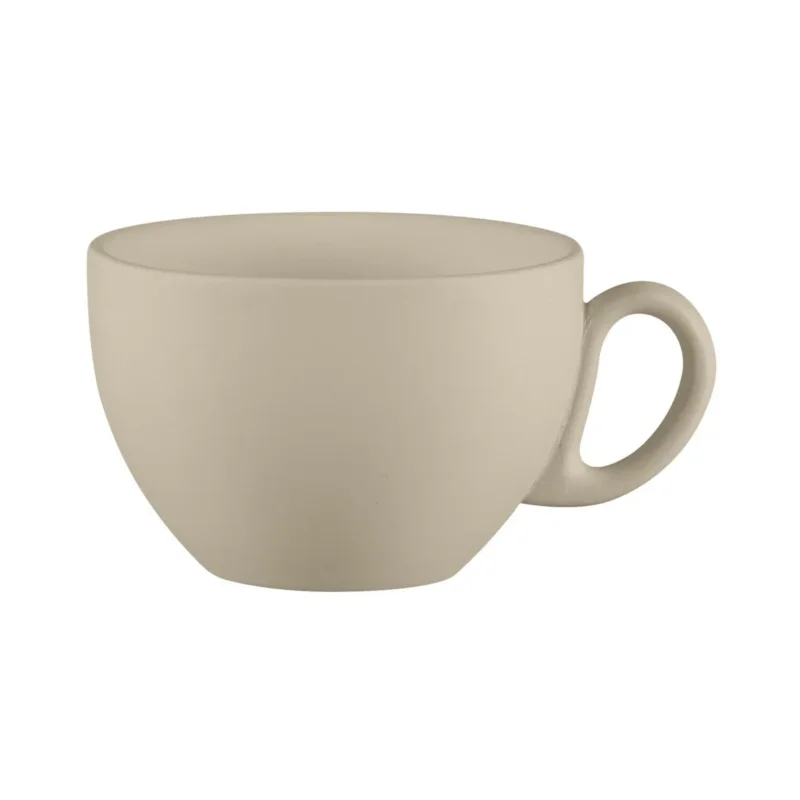 Promotion Tasse déjeuner boule rond Argila Décor Epura porcelaine 28 cl Ø 10,5 cm Earth Rak