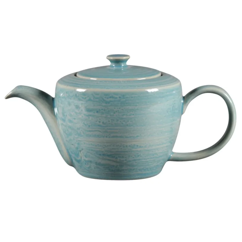 Pas Cher Théière avec couvercle Saphire porcelaine vitrifiée 40 cl Ø 11,2 cm Rakstone Spot Rak