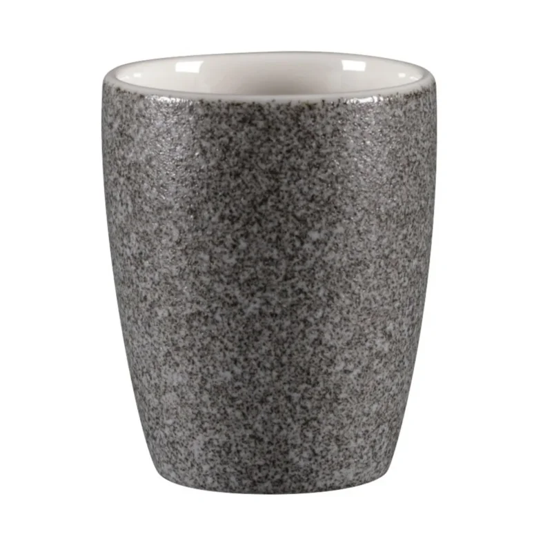 Vente Directe Gobelet à thé gris porcelaine vitrifiée 23 cl Ø 7,3 cm Rakstone Ease Rak