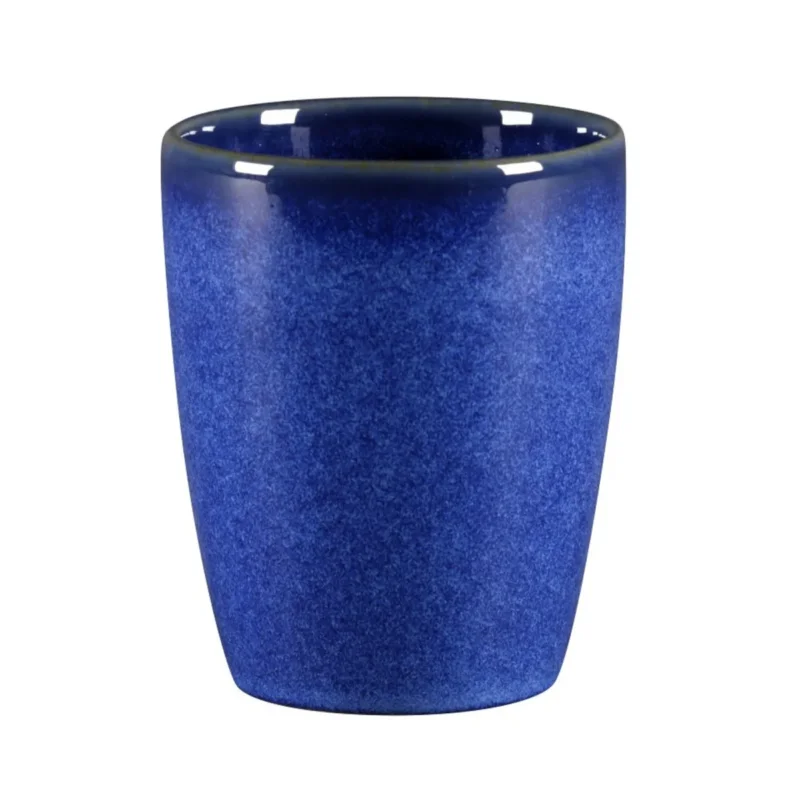 Gobelet à thé bleu porcelaine vitrifiée 23 cl Ø 7,3 cm Rakstone Ease Rak Usine Directe