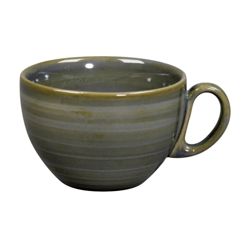 Tasse à déjeuner Jade porcelaine vitrifiée 28 cl Ø 10,5 cm Rakstone Spot Rak Produit De Marque