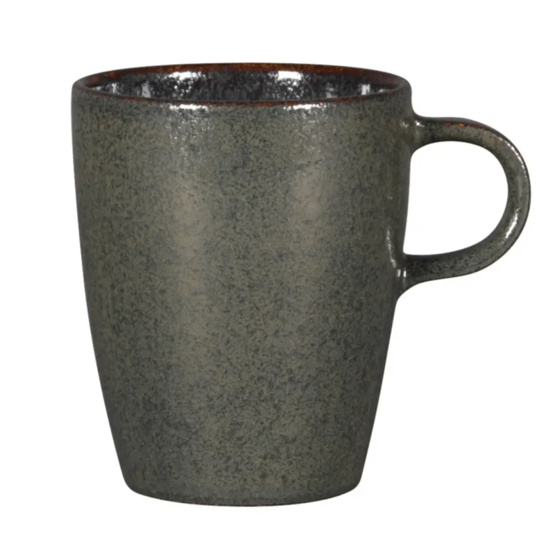 Remise Tasse à thé noir porcelaine vitrifiée 23 cl Ø 7,3 cm Rakstone Ease Rak