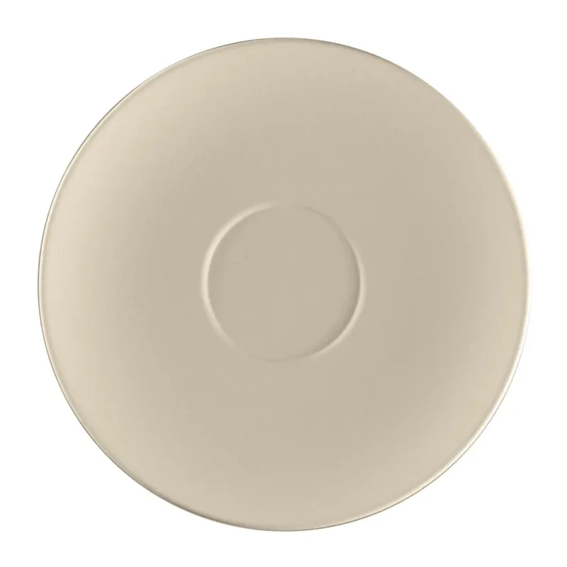Sous tasse à café/thé rond Argila Décor Epura porcelaine Ø 17 cm Earth Rak Satisfait Ou Remboursé
