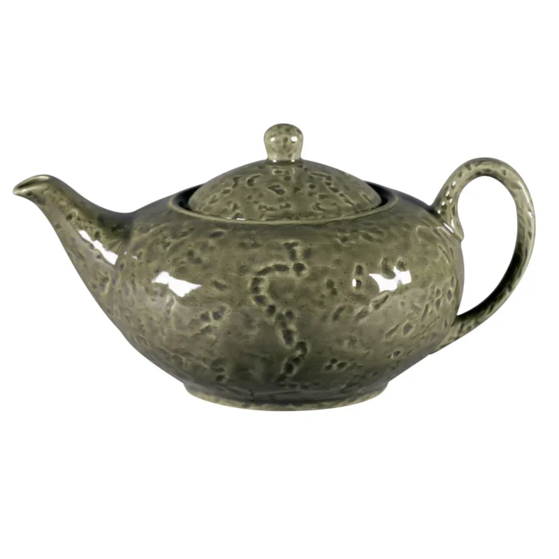 Bon Marché Théière avec couvercle steel porcelaine vitrifiée 60 cl Ø 13,8 cm Krush Rak