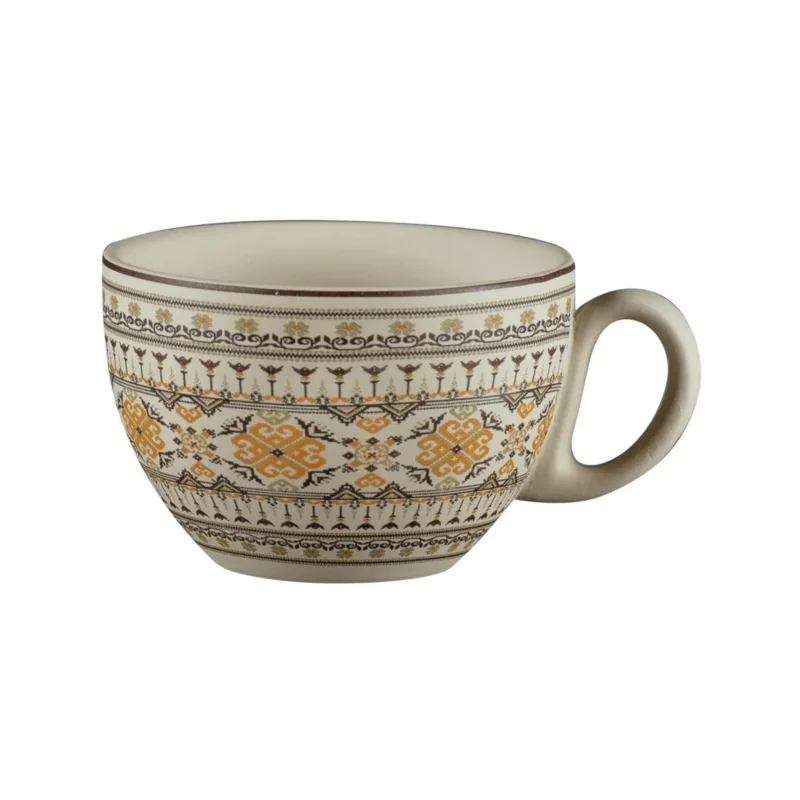 Commander Maintenant Tasse déjeuner boule rond Argila Décor Genoa porcelaine 28 cl Ø 10,5 cm Earth Rak