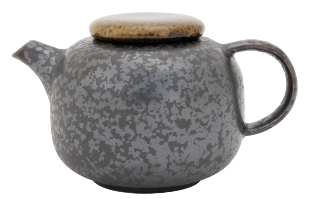 Théière argent porcelaine 80 cl Ø 19 cm Elements Mineral Proof Commande En Gros