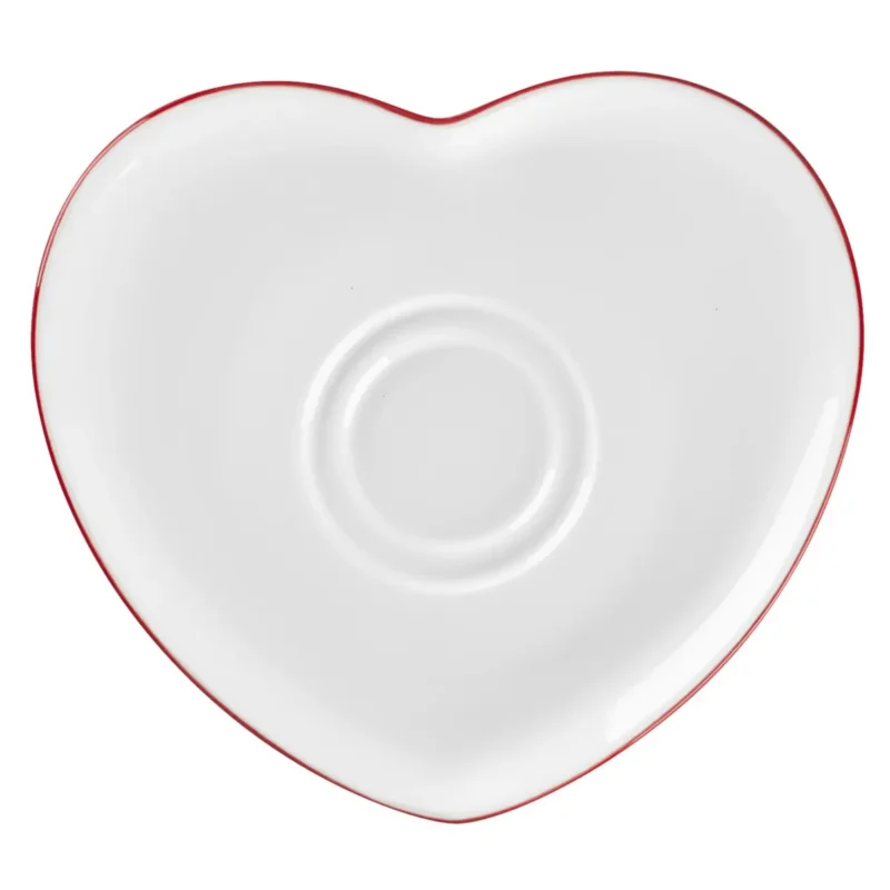 Produit De Marque Sous tasse double empreinte blanc porcelaine 16 cmCliché Rak