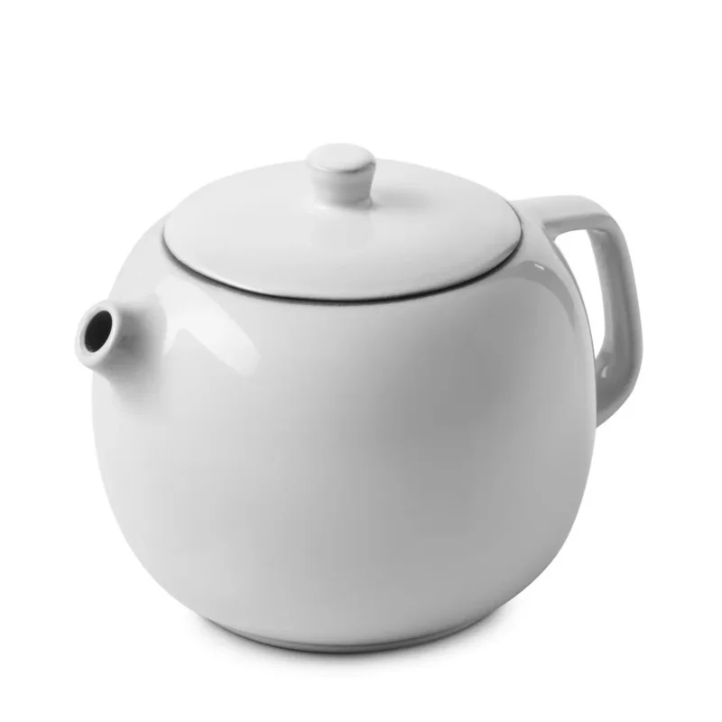 Théière rond blanc cumulus porcelaine culinaire 75 cl Ø 17,5 cm Equinoxe Revol Authentique
