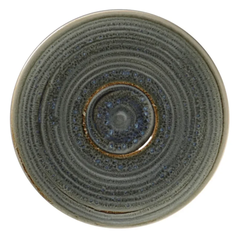 Seulement Aujourd’hui Sous tasse à thé déjeuner rond Peridot porcelaine vitrifiée Ø 17 cm Rakstone Spot Rak