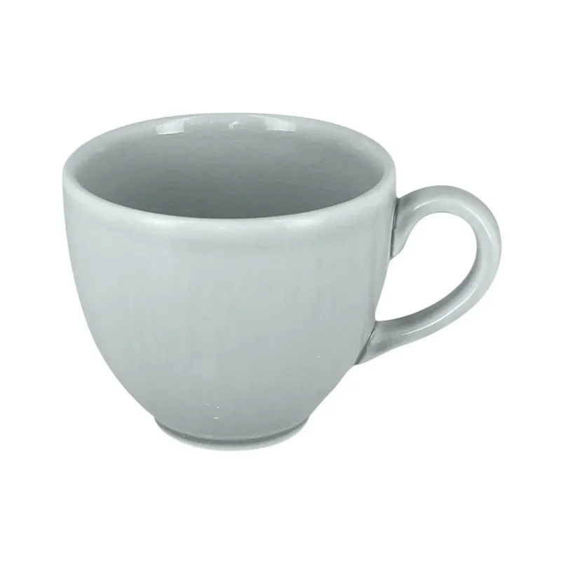 Petit Prix Tasse à thé rond bleu porcelaine vitrifiée 23 cl Ø 8,5 cm Vintage Rak