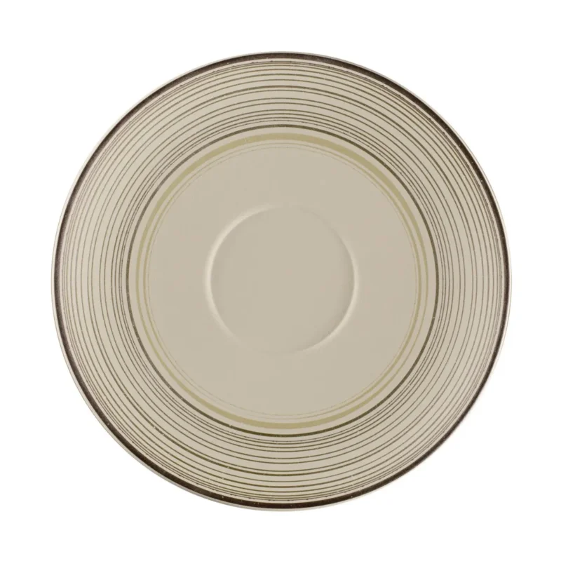 Sous tasse à café/thé rond Argila Décor Larissa porcelaine Ø 17 cm Earth Rak Prix Promo