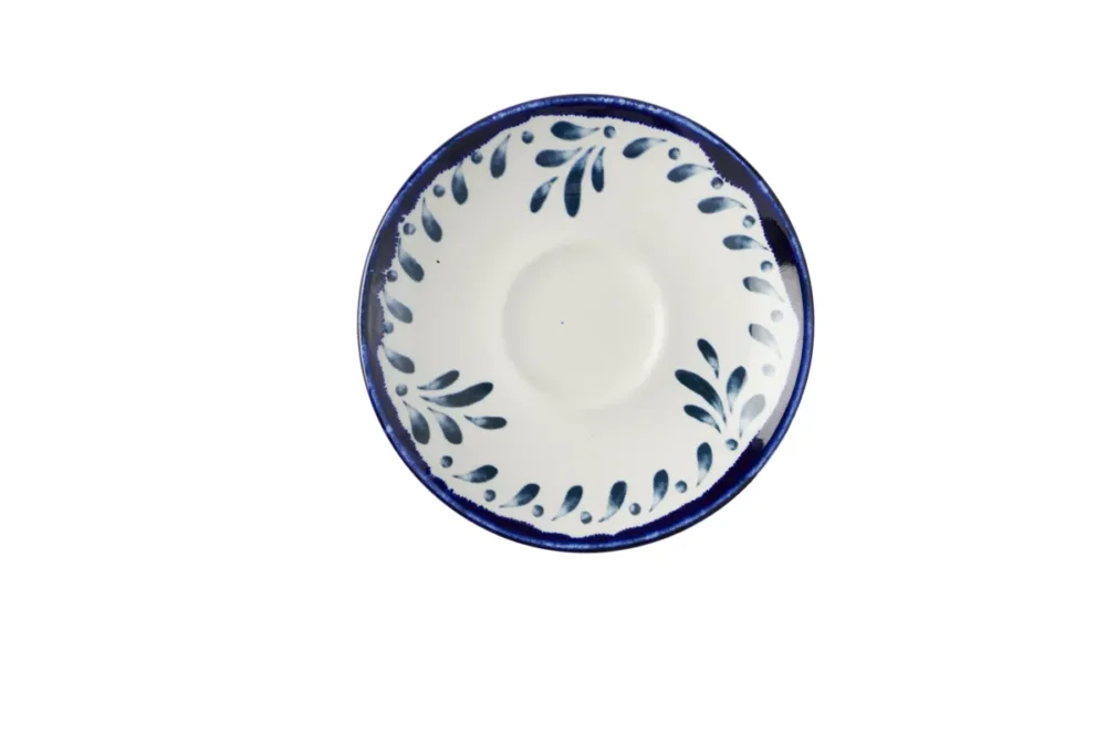 Sous tasse rond Ink porcelaine vitrifiée Ø 15,6 cm Harvest Mediterranean Dudson Certifié