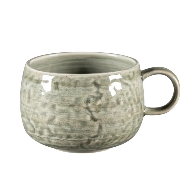 Tasse à café rond Sage porcelaine vitrifiée 30 cl Ø 9 cm Krush Rak Offre Exclusive