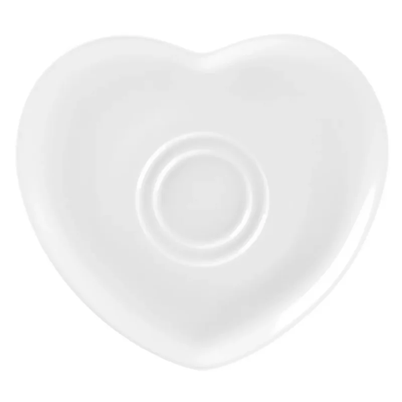 Petit Prix Sous tasse double empreinte blanc porcelaine 16 cmCliché Rak