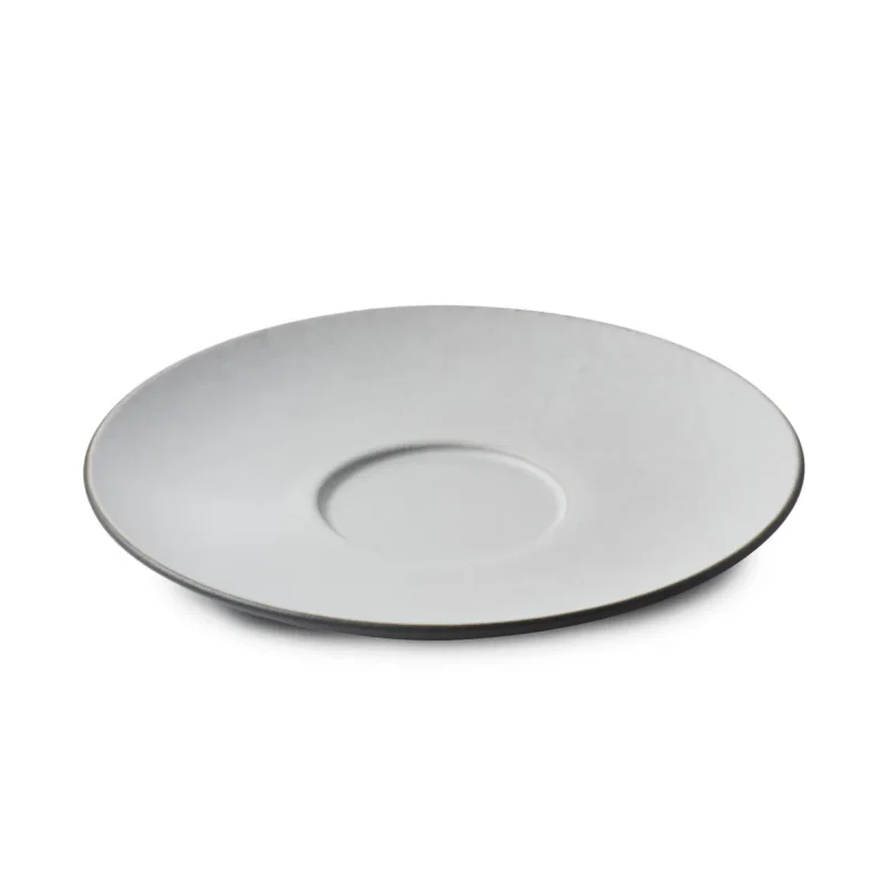 Sous-tasse à thé rond poivre porcelaine culinaire Ø 16 cm Equinoxe Revol Prix Bas