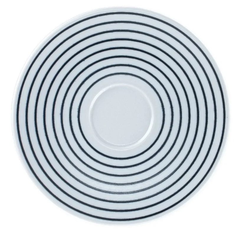 Offre Exclusive Sous tasse à café/thé rond Hypnotic porcelaine Ø 16,8 cm Hypnotic Rak