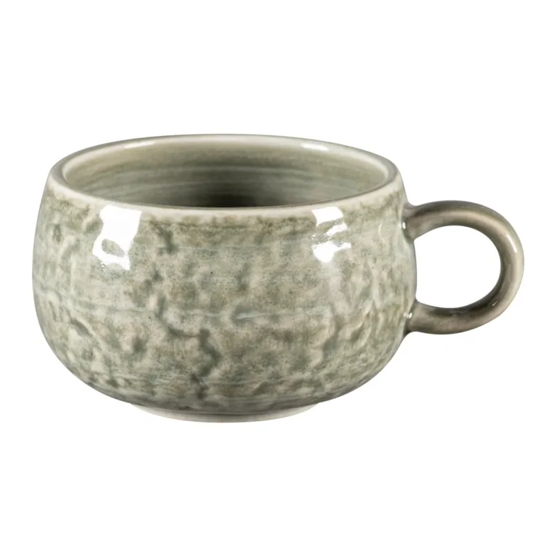 Tasse à café rond Sage porcelaine vitrifiée 25 cl Ø 9 cm Krush Rak Meilleur Choix