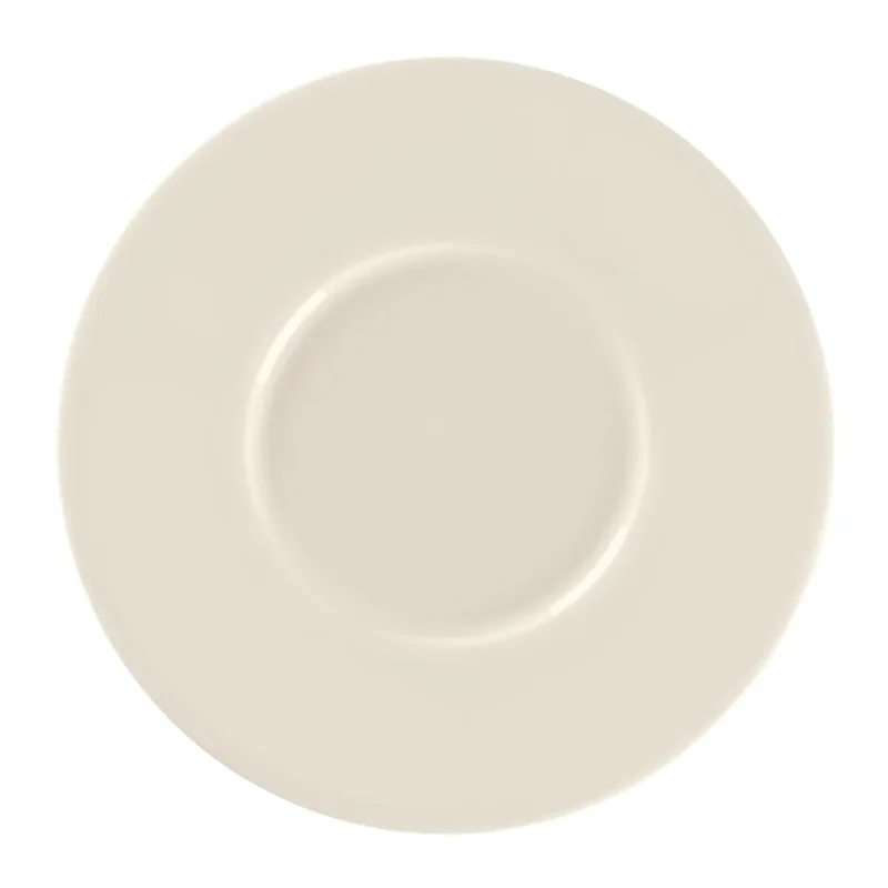 Sous tasse à café / thé rond blanc porcelaine bone china Ø 14,9 cm Fedra Rak Acheter Direct