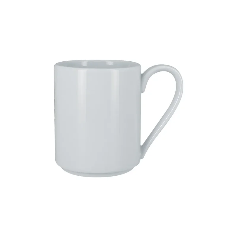 Mug empilable blanc porcelaine vitrifiée 36 cl Ø 8 cm Access Rak Vente Flash