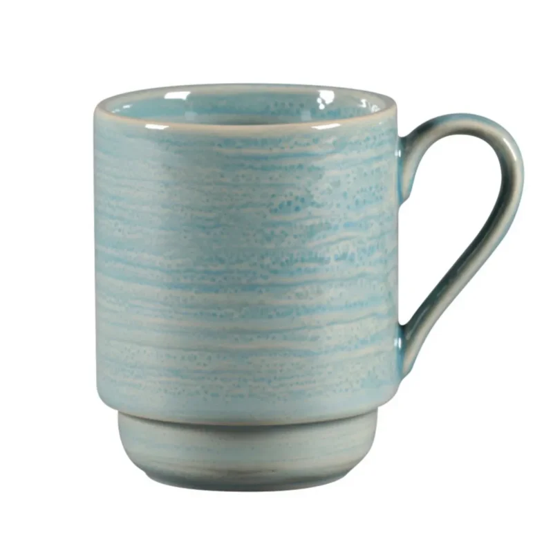 Mug empilable Saphire porcelaine vitrifiée 30 cl Ø 8 cm Rakstone Spot Rak Certifié