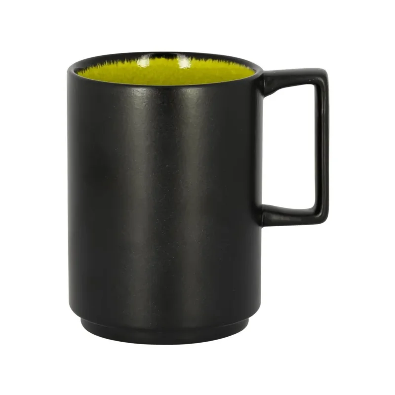 Affaire À Saisir Mug vert porcelaine vitrifiée 33 cl Ø 8 cm Fire Rak