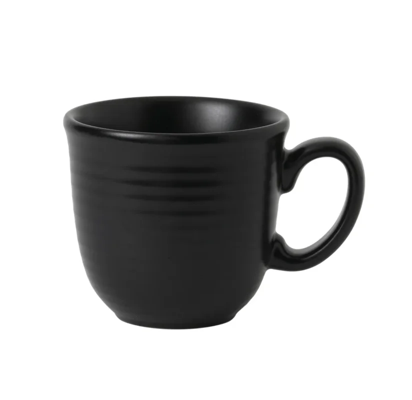 Expédition Rapide Mug noir porcelaine 32 cl Ø 9,5 cm Evo Jet Dudson