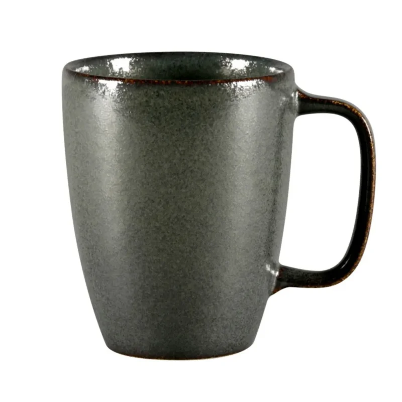 Mug noir porcelaine vitrifiée 30 cl Ø 8 cm Rakstone Ease Rak Vente Directe