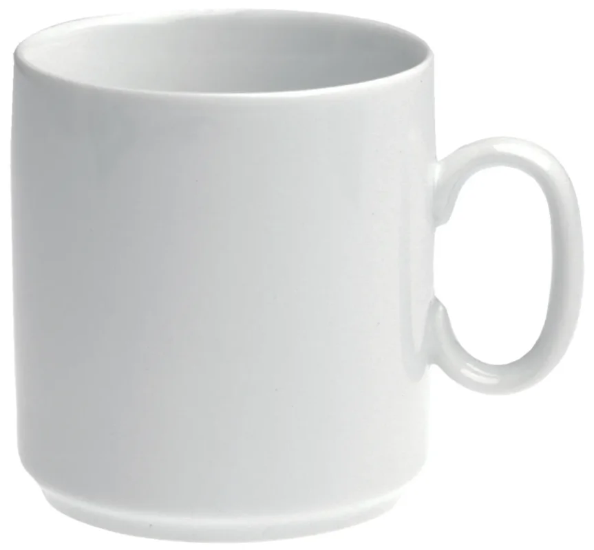 Paiement Sécurisé Mug conique blanc porcelaine culinaire 35 cl Ø 8 cm Les Essentiels Revol