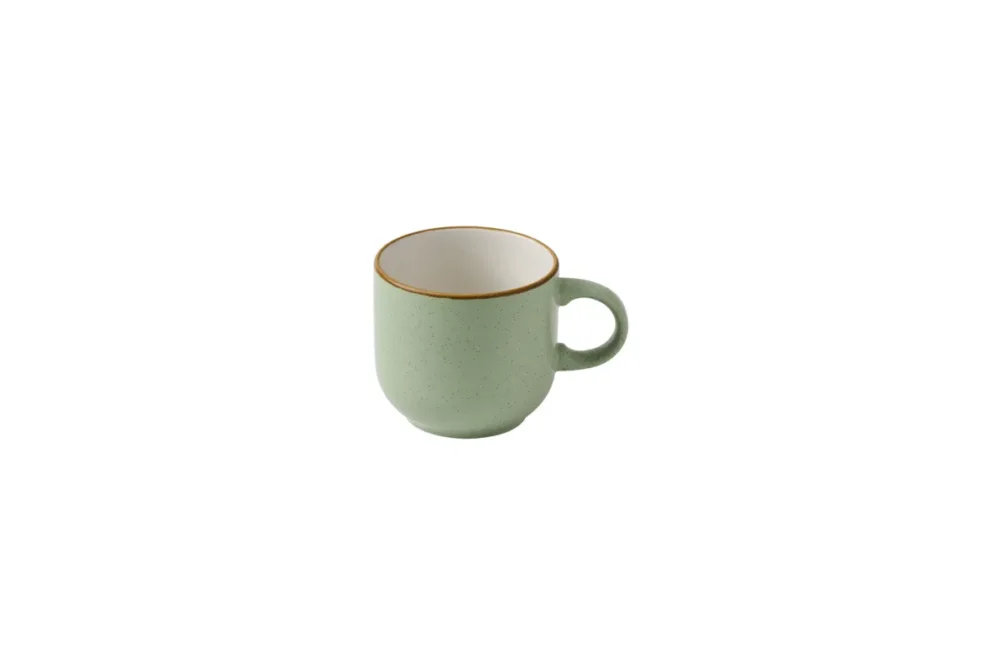 Mug rond Sage Green porcelaine vitrifiée 45 cl 9,5 cm Ø 9,5 cm Stonecast Churchill Must-Have