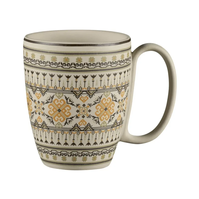 Livraison Express Mug rond Argila Décor Genoa porcelaine 30 cl Ø 8 cm Earth Rak