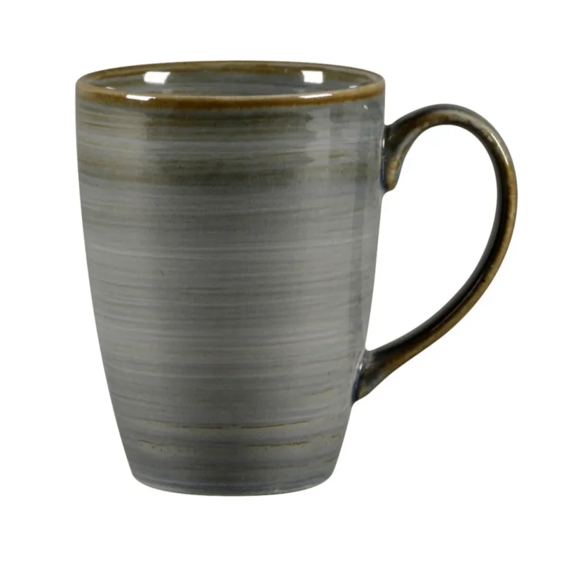 Réduction Mug Jade porcelaine vitrifiée 36 cl Ø 8,5 cm Rakstone Spot Rak