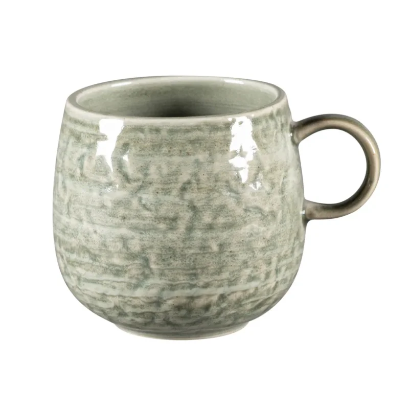 Livraison Gratuite Mug rond Sage porcelaine vitrifiée 33 cl Ø 9 cm Krush Rak