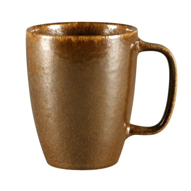 Prix Réduit Mug bronze porcelaine vitrifiée 30 cl Ø 8 cm Rakstone Ease Rak