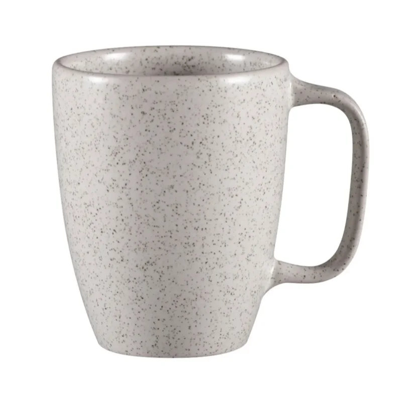Bon Marché Mug gris porcelaine vitrifiée 30 cl Ø 8 cm Rakstone Ease Rak