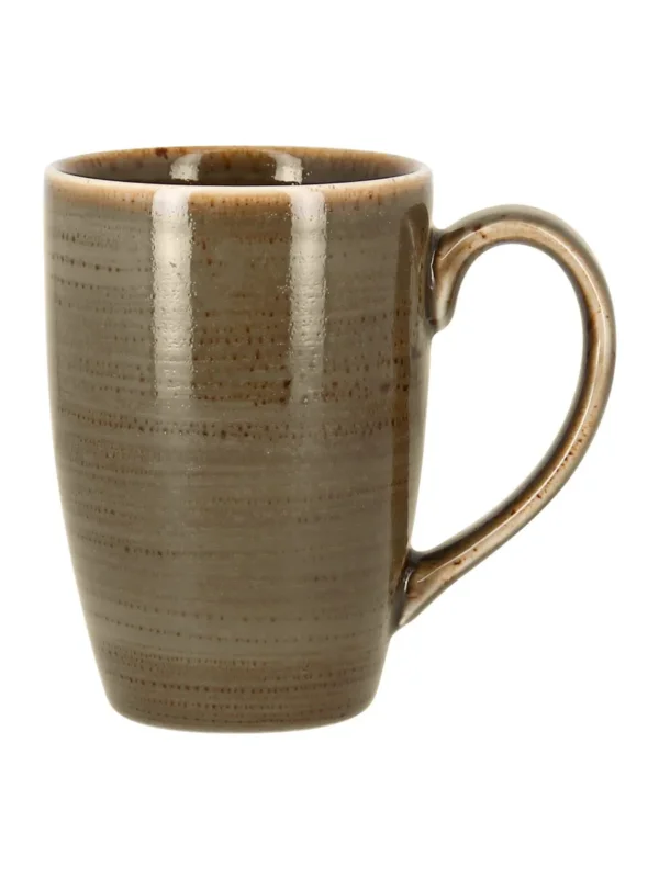 Mug brun porcelaine vitrifiée 30 cl Ø 7,5 cm Twirl Rak Marque