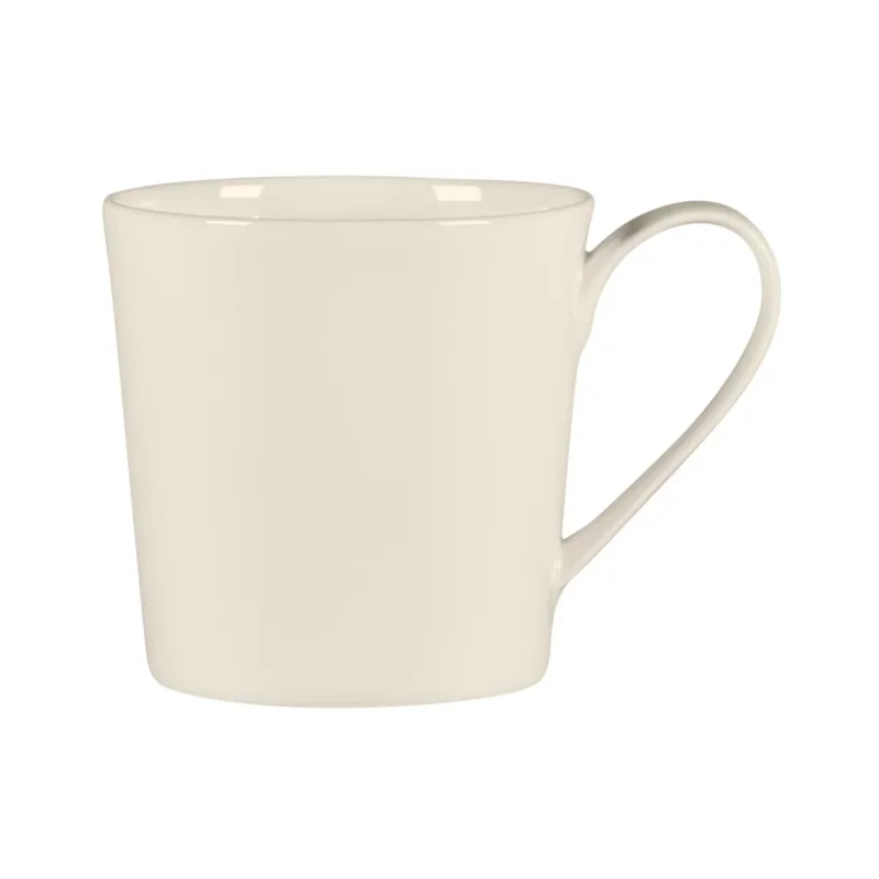 Mug rond blanc porcelaine bone china 32 cl Ø 8,5 cm Fedra Rak Livraison Gratuite