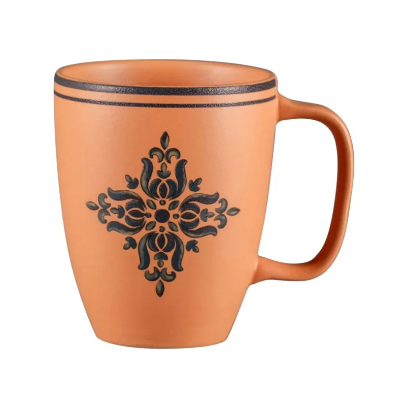 Achat Immédiat Mug rond Tero Décor Ostia porcelaine 30 cl Ø 8 cm Earth Rak