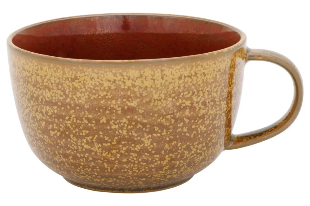 Satisfait Ou Remboursé Bol à soupe jaune porcelaine Ø 13 cm Elements Mustard Proof