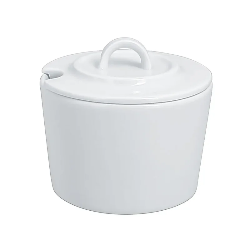 Sucrier blanc porcelaine vitrifiée 21 cl Ø 8,6 cm Access Rak Nouvel Arrivage