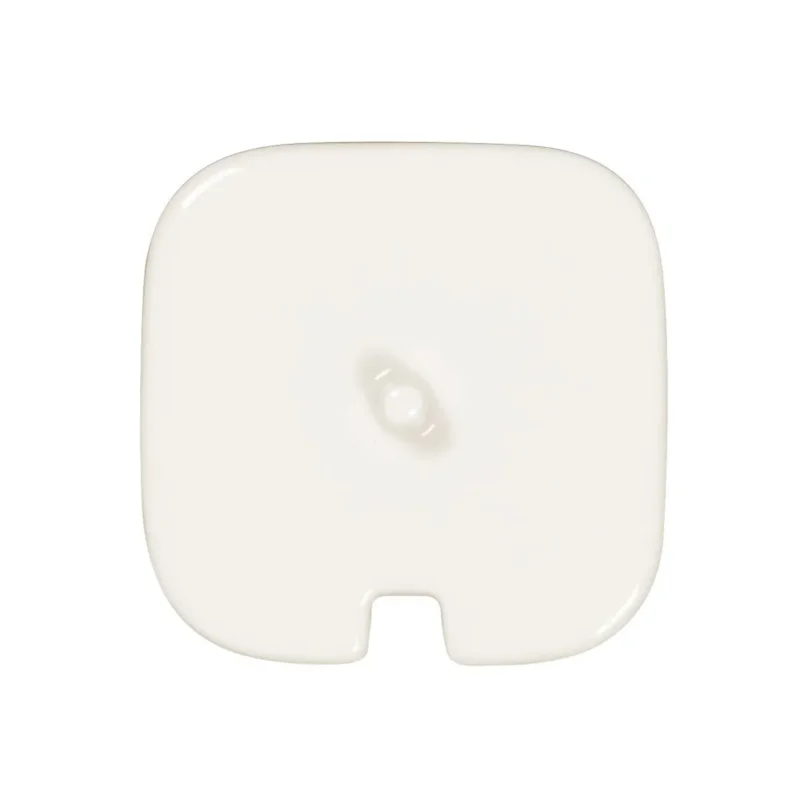 Promotion Couvercle pour sucrier carré blanc porcelaine 8 cm Fractal Rak