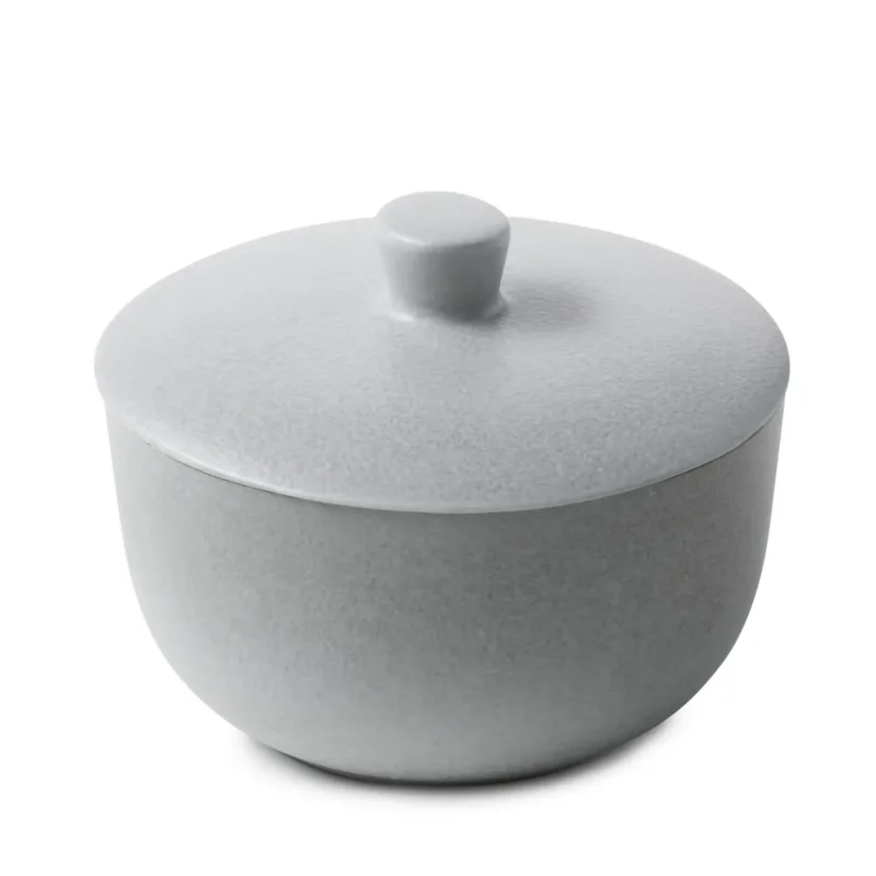 Expédition Rapide Sucrier rond poivre porcelaine culinaire 15 cl Ø 9 cm Equinoxe Revol