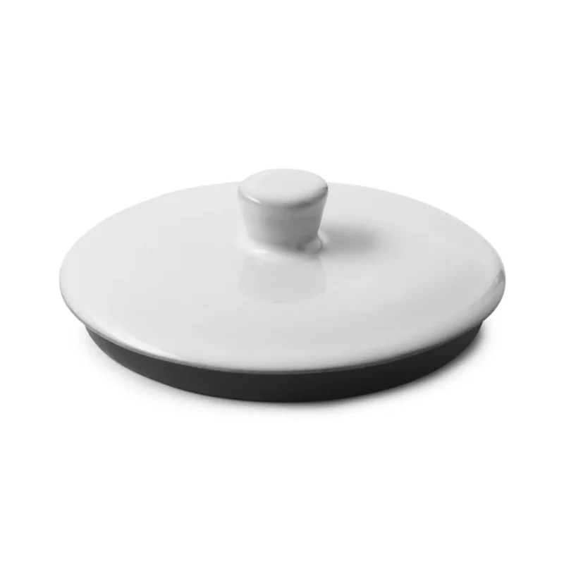 Nouveauté Couvercle rond blanc cumulus porcelaine culinaire Ø 9 cm Equinoxe Revol