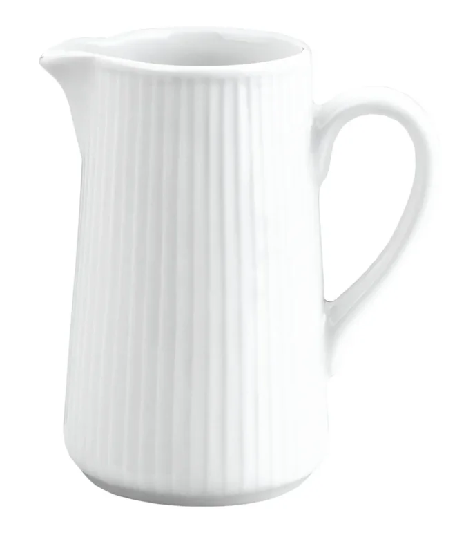 Paiement Sécurisé Pot à lait blanc porcelaine culinaire 47 cl Plisse Pillivuyt