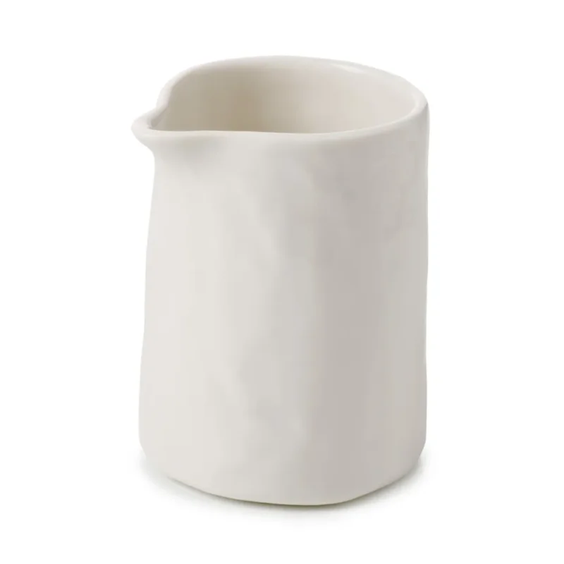 Crémier irrégulier Blanc albâtre porcelaine culinaire 15 cl Ø 7 cm Yli Revol Paiement Sécurisé