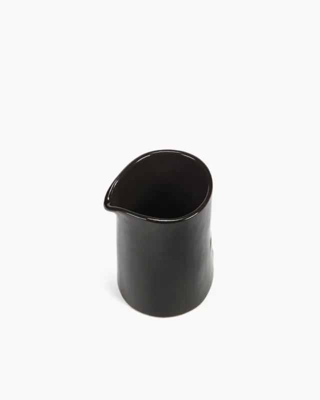 Pot à lait rond ébène grès émaillé Ø 7,5 cm La Mère Serax Produit De Marque