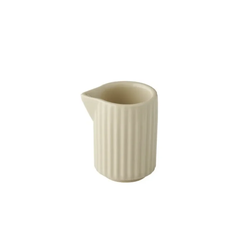 Crémier rond beige porcelaine 4 cl Ø 4,5 cm The Grid Aps Populaire