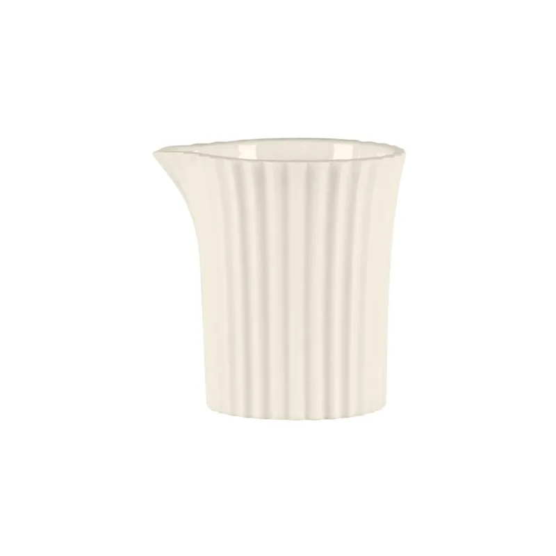 Solde Crémier rond blanc porcelaine bone china 11,1 cl Ø 5,9 cm Spectra Rak
